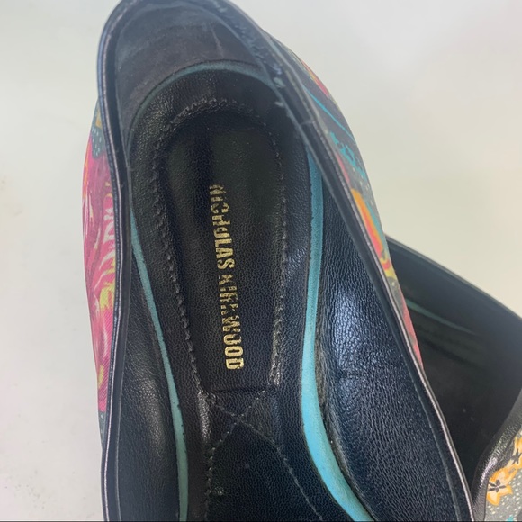 Nicholas Kirkwood Womens Floral Slip On Shoe US6 - Picture 7 of 7